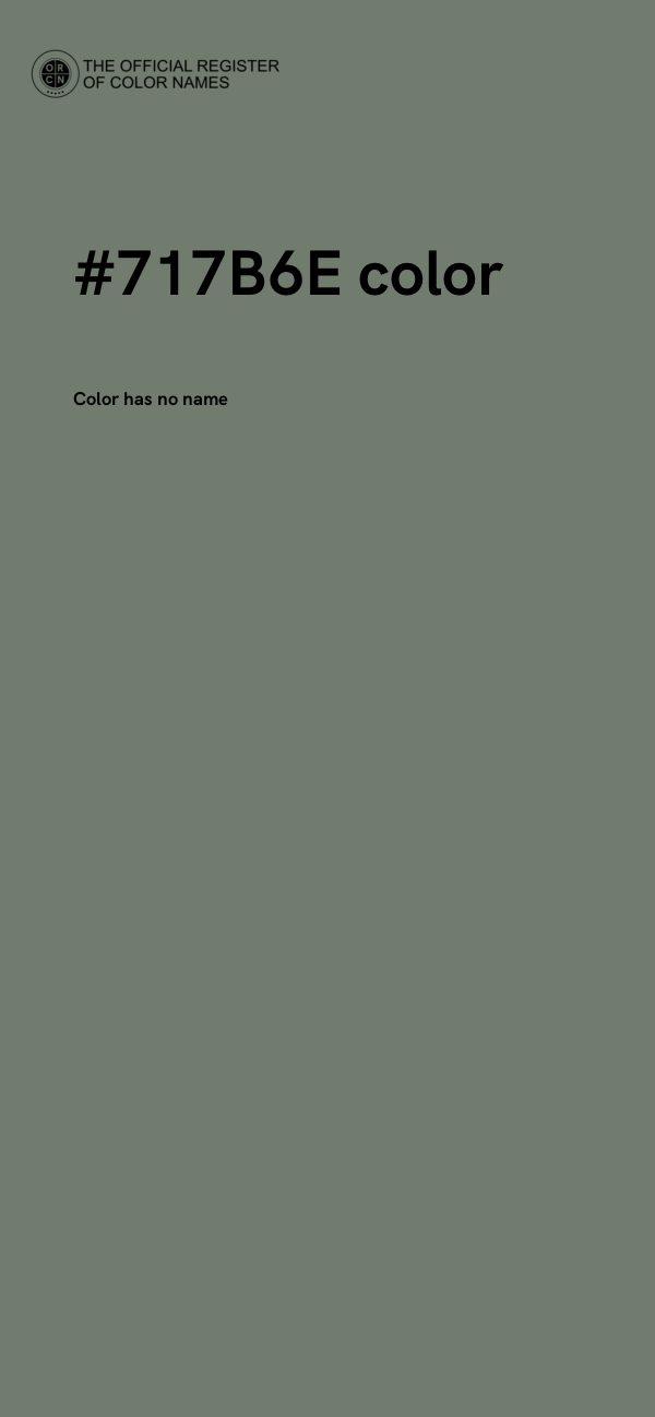 #717B6E color image