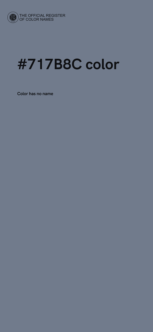 #717B8C color image