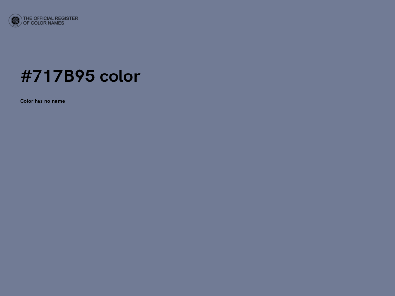 #717B95 color image