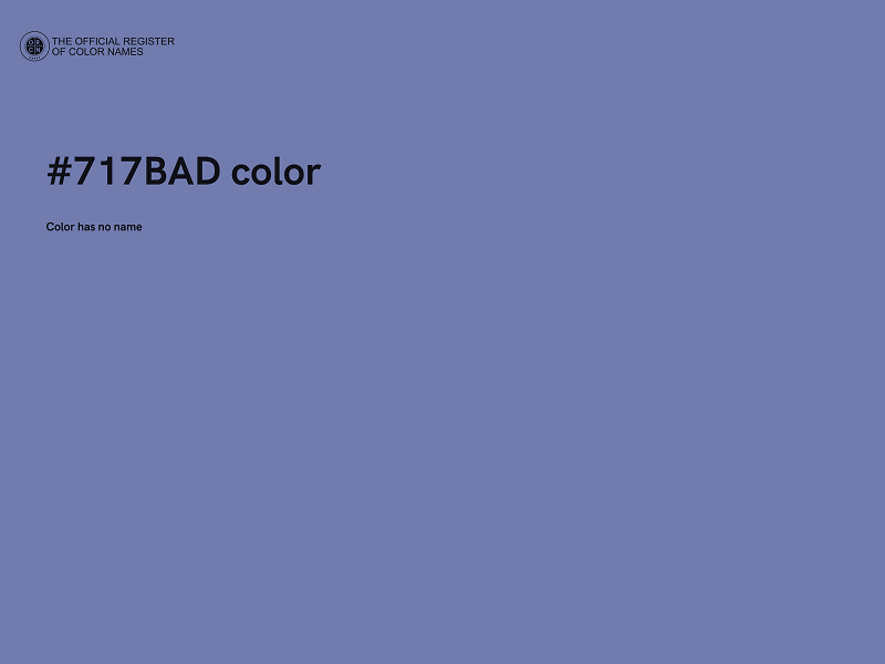 #717BAD color image