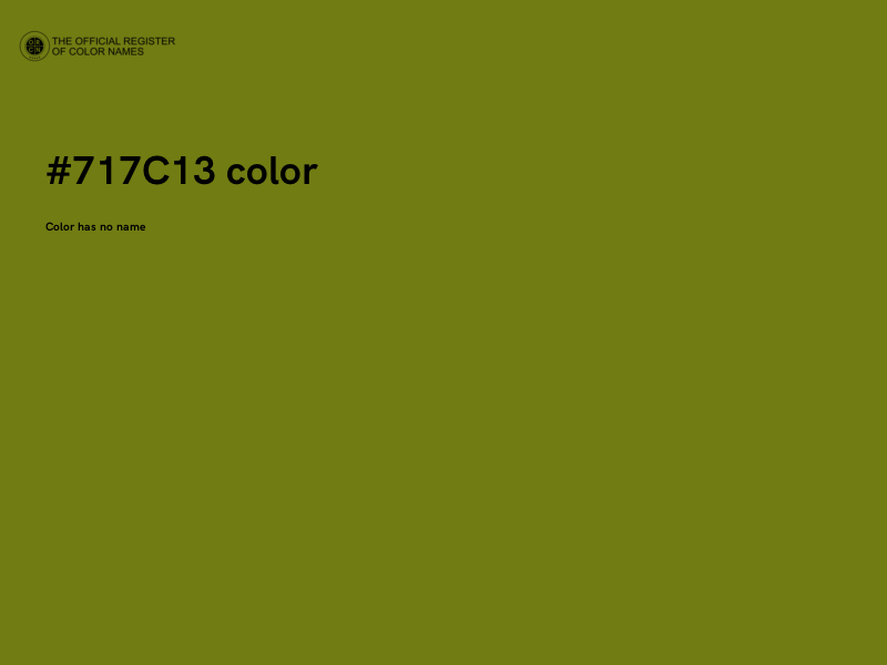 #717C13 color image
