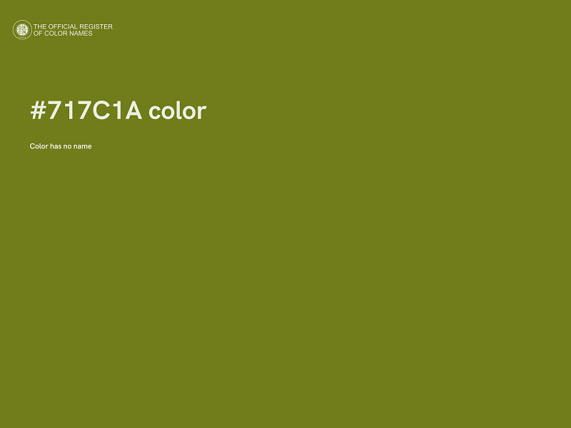#717C1A color image