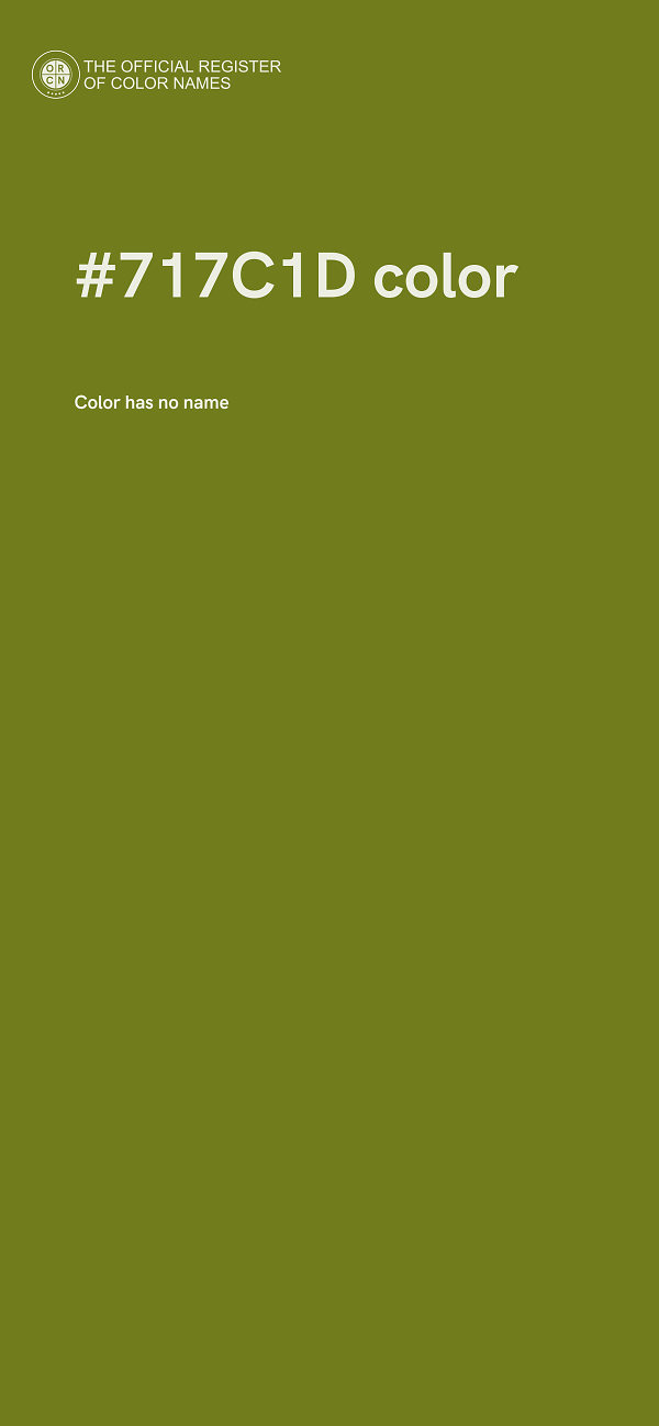 #717C1D color image