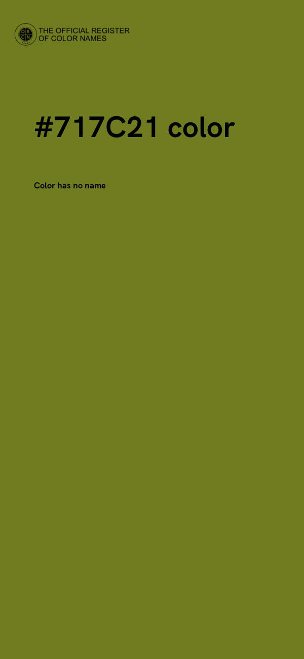 #717C21 color image