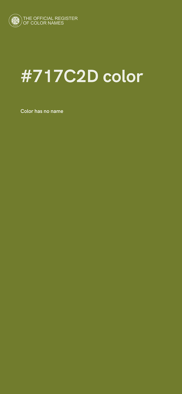 #717C2D color image