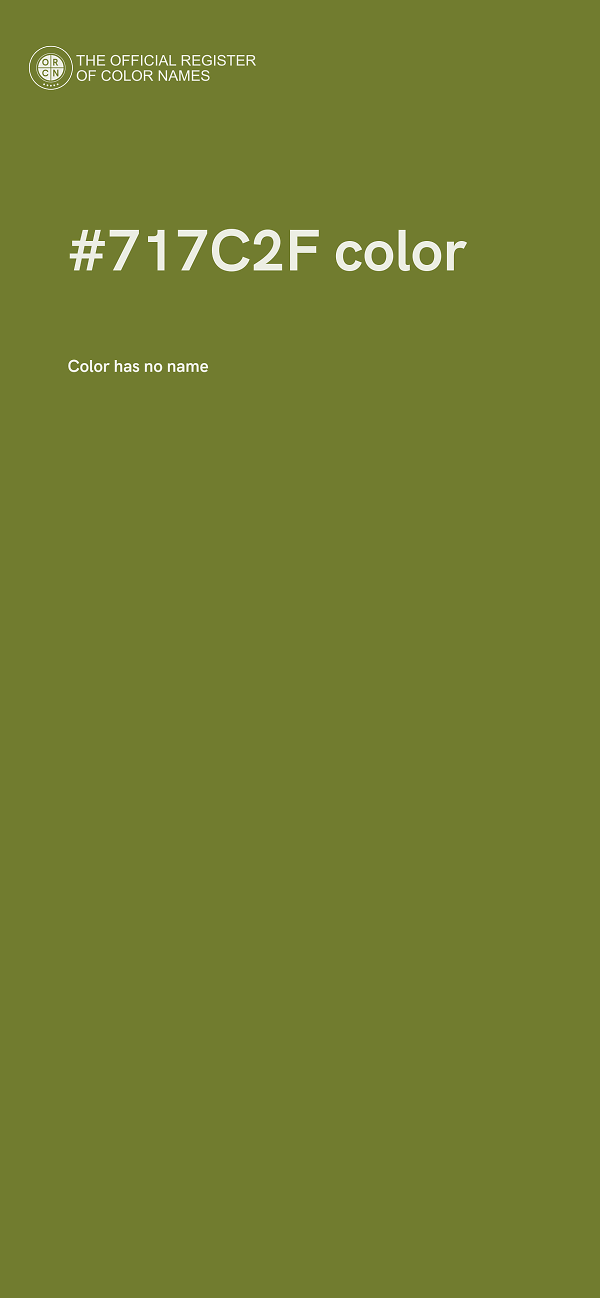 #717C2F color image