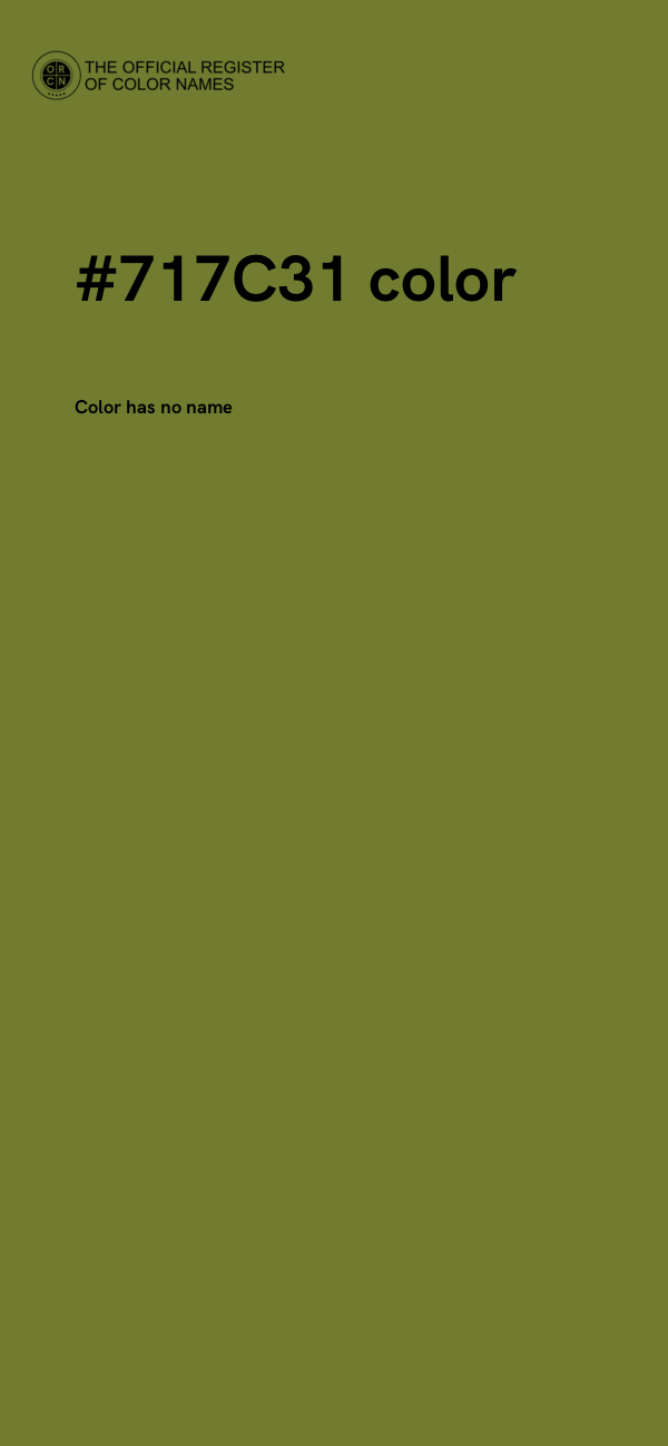 #717C31 color image