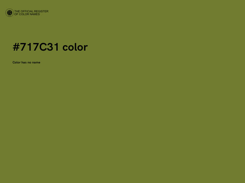 #717C31 color image