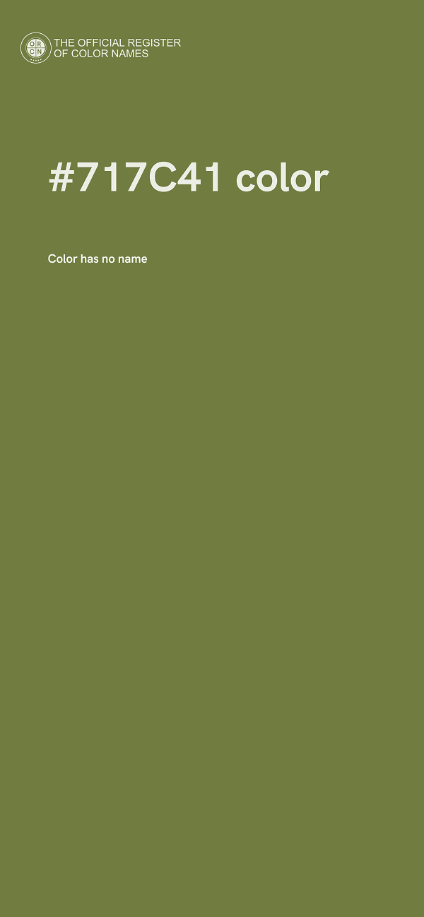 #717C41 color image
