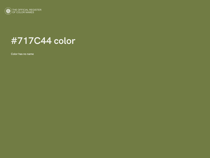 #717C44 color image