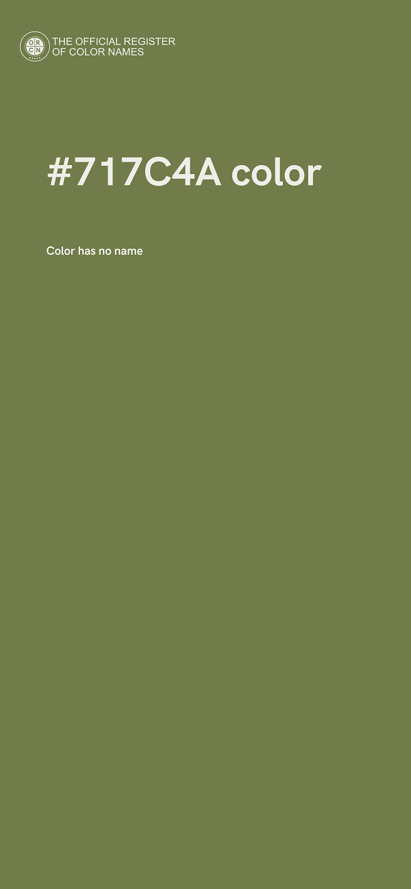#717C4A color image