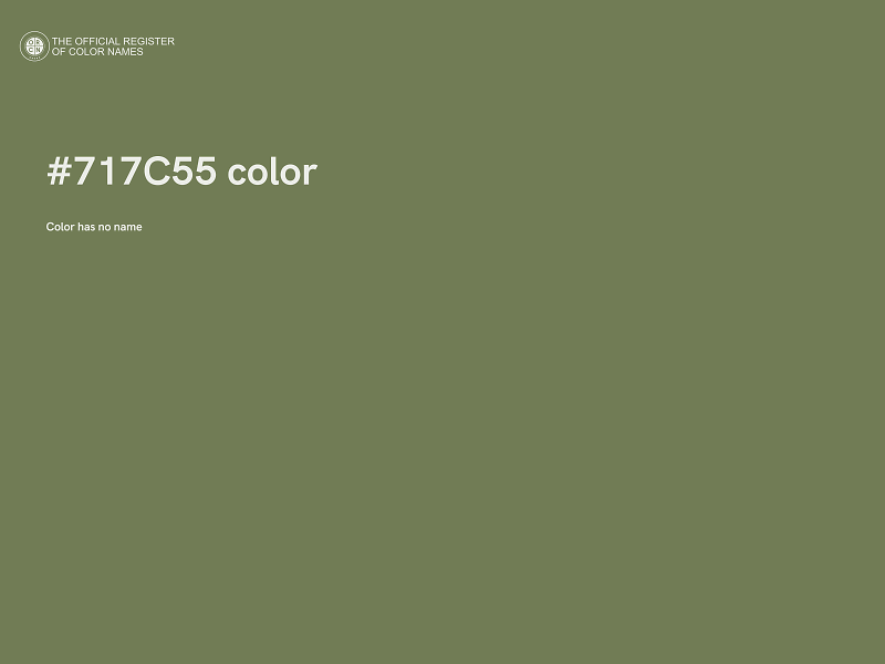 #717C55 color image