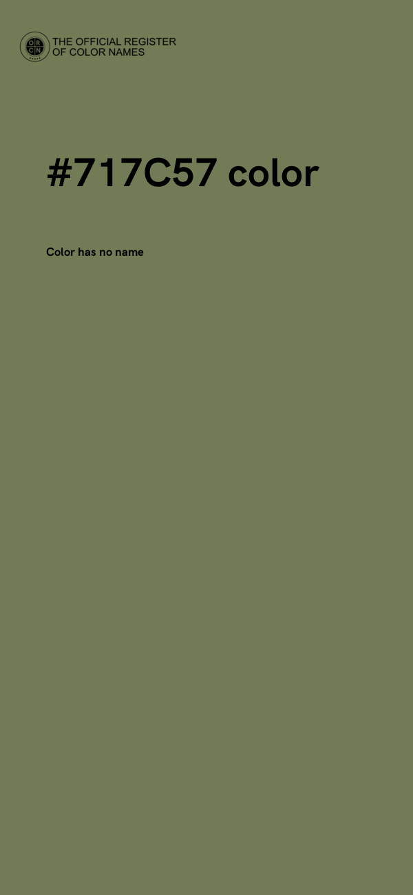 #717C57 color image