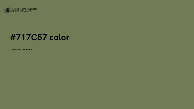 #717C57 color image