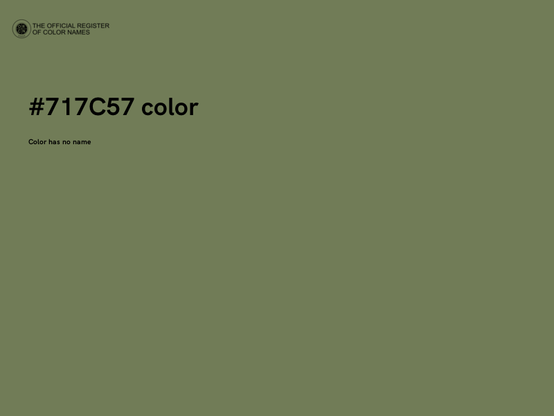 #717C57 color image