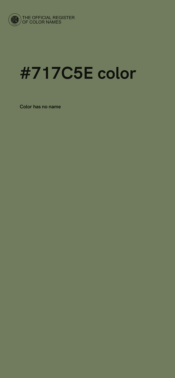 #717C5E color image