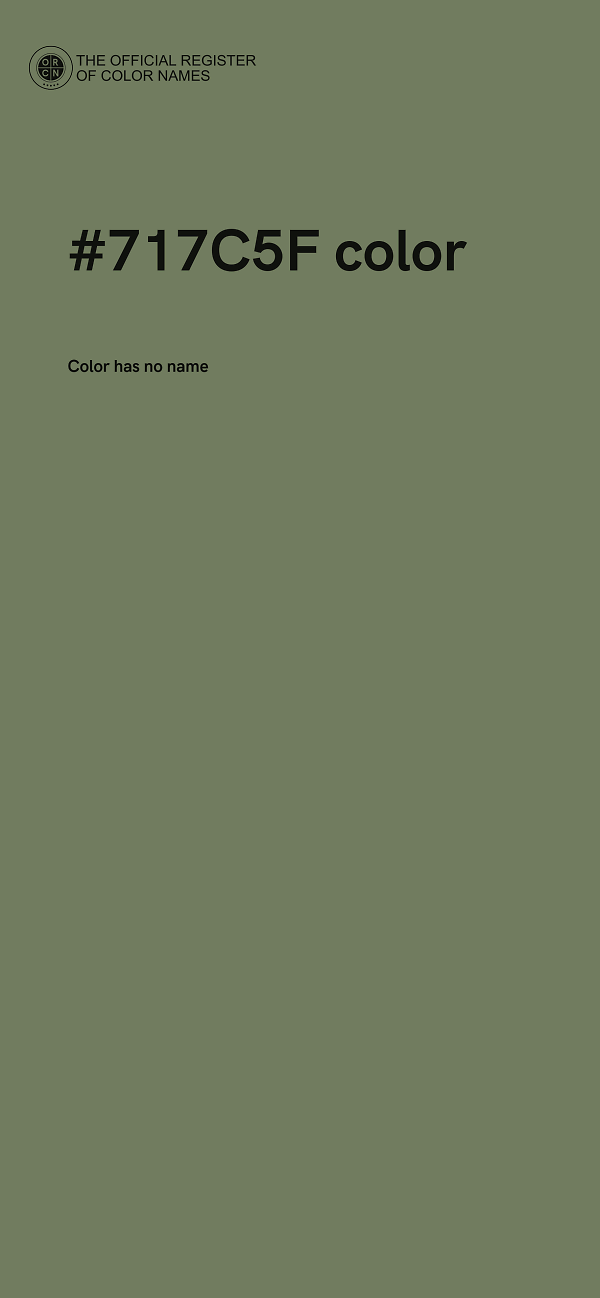 #717C5F color image
