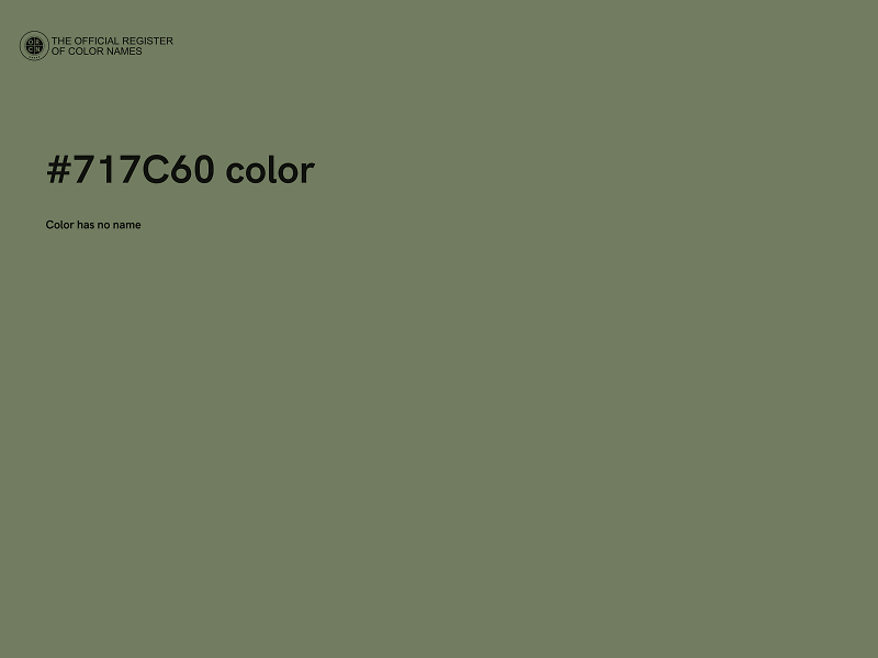 #717C60 color image