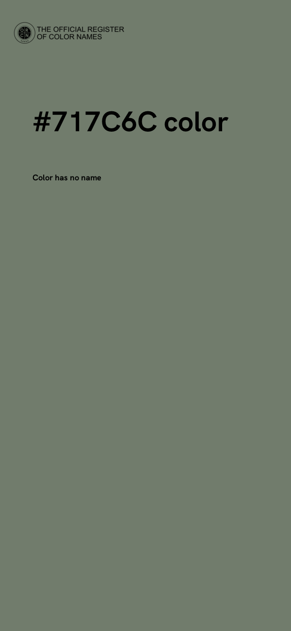 #717C6C color image