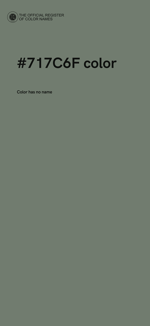 #717C6F color image