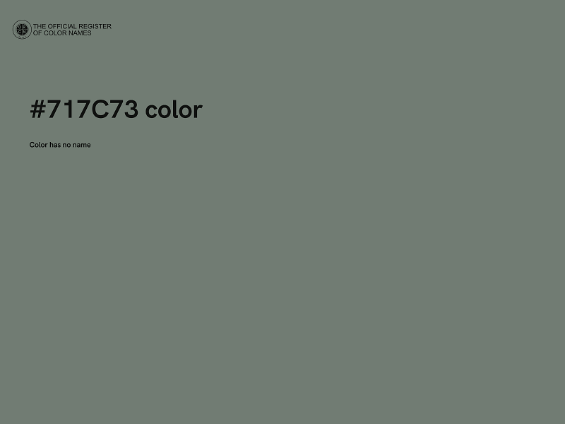 #717C73 color image