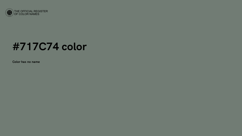 #717C74 color image