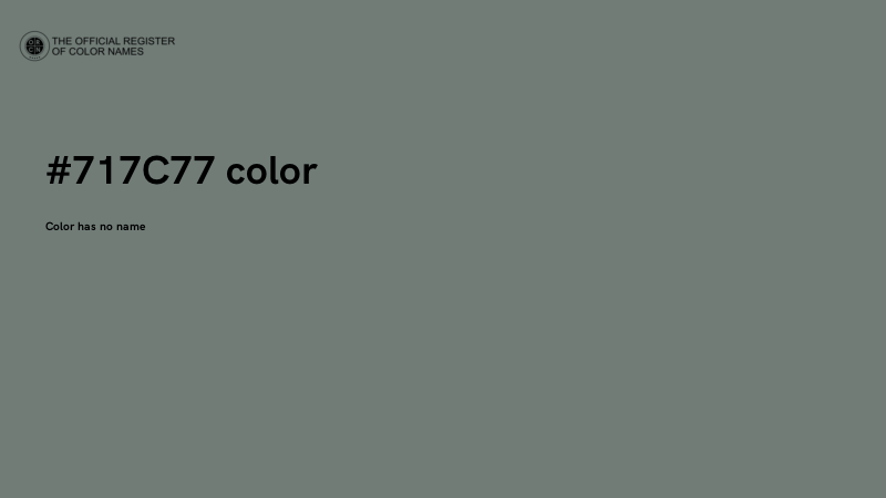 #717C77 color image