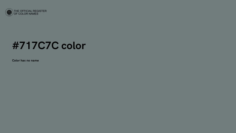 #717C7C color image