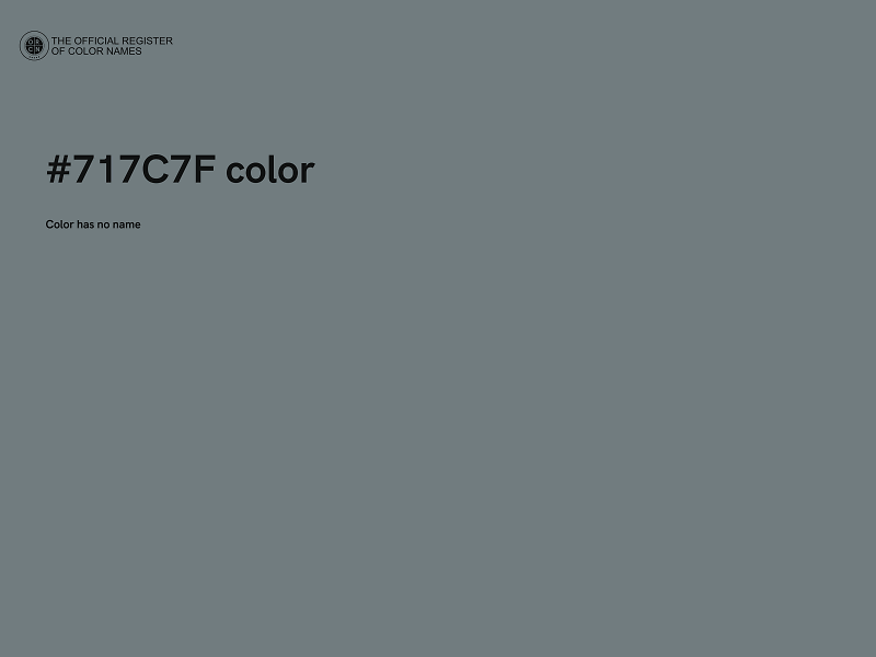 #717C7F color image