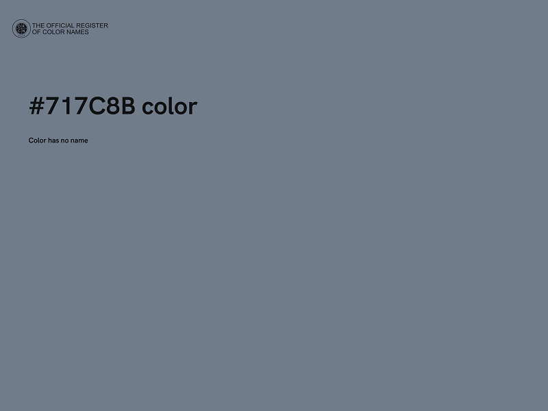 #717C8B color image