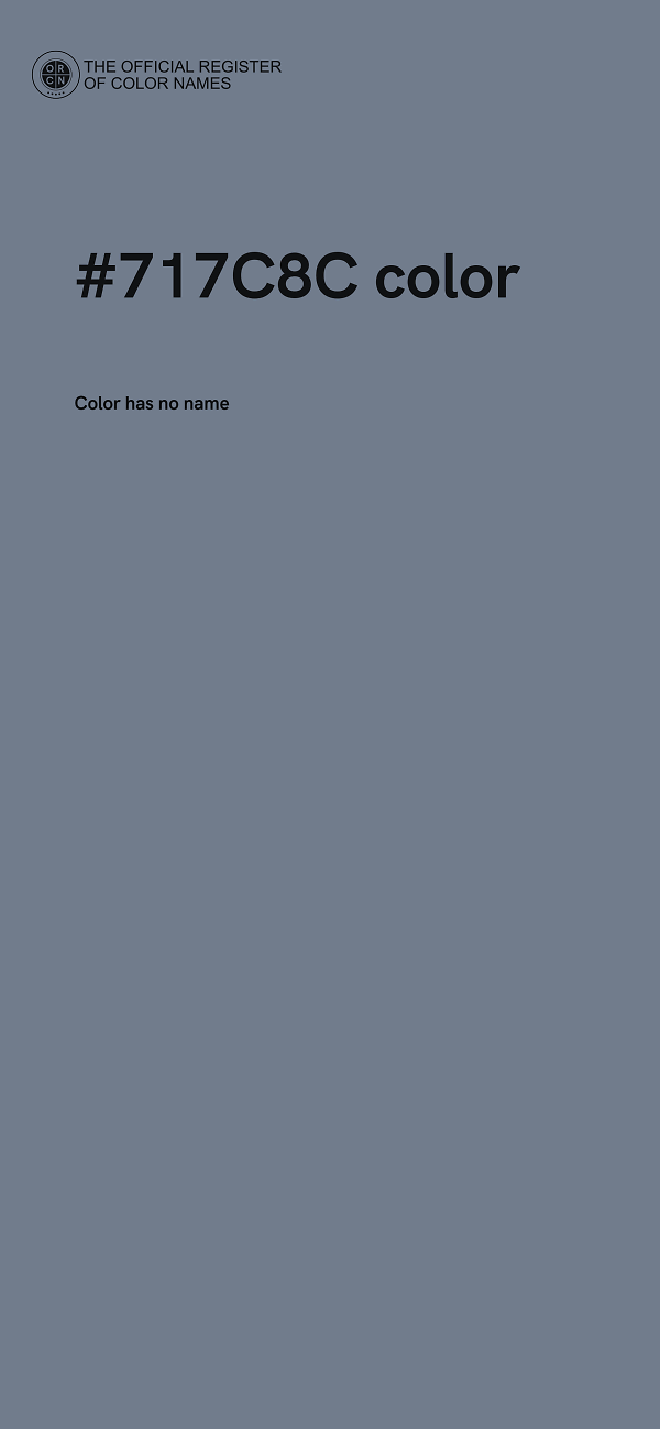 #717C8C color image
