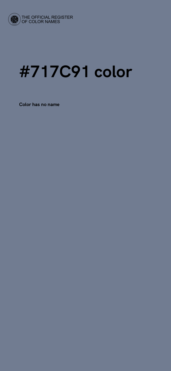 #717C91 color image