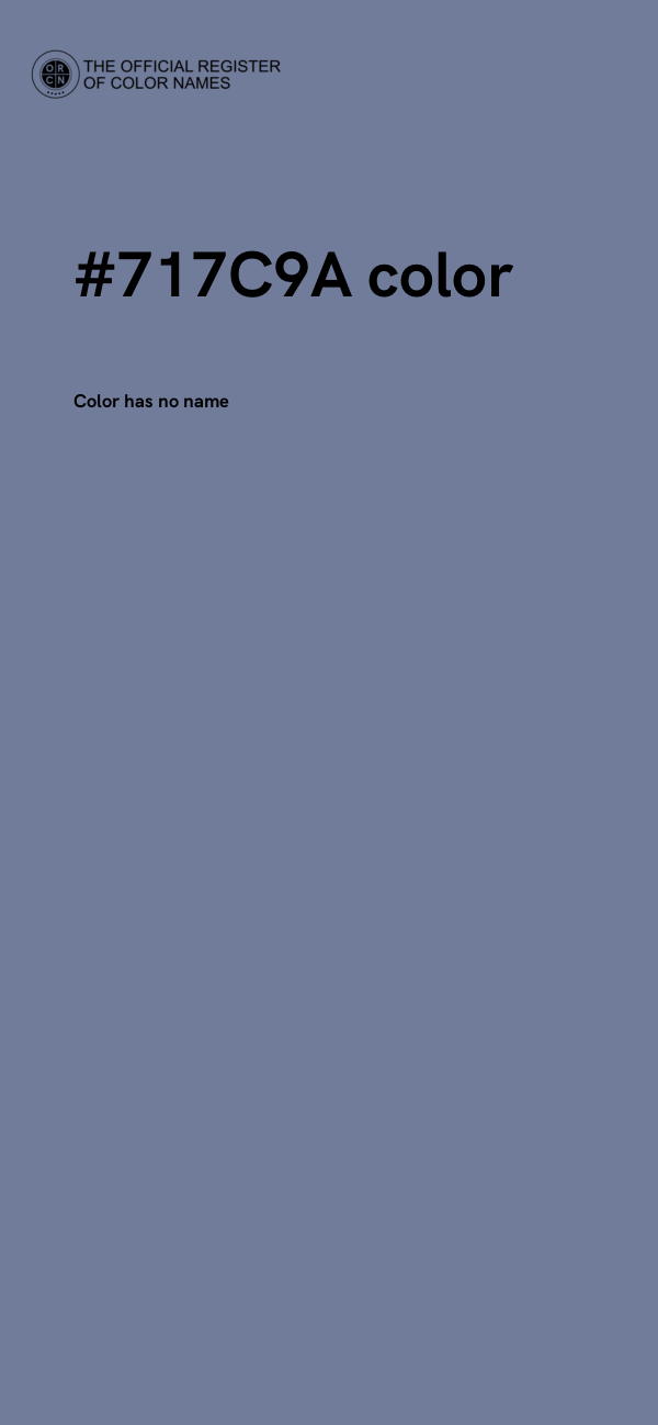 #717C9A color image