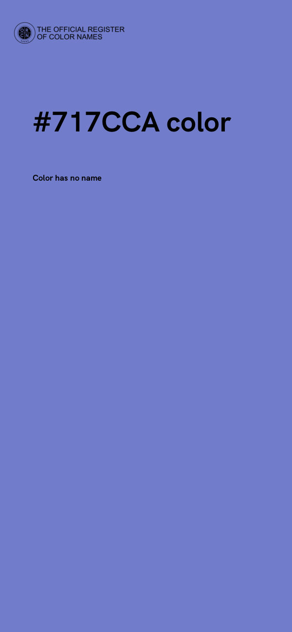 #717CCA color image