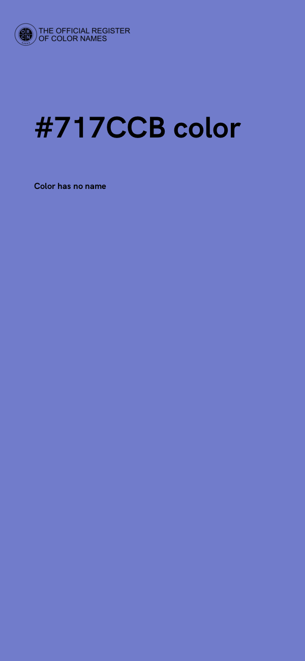 #717CCB color image