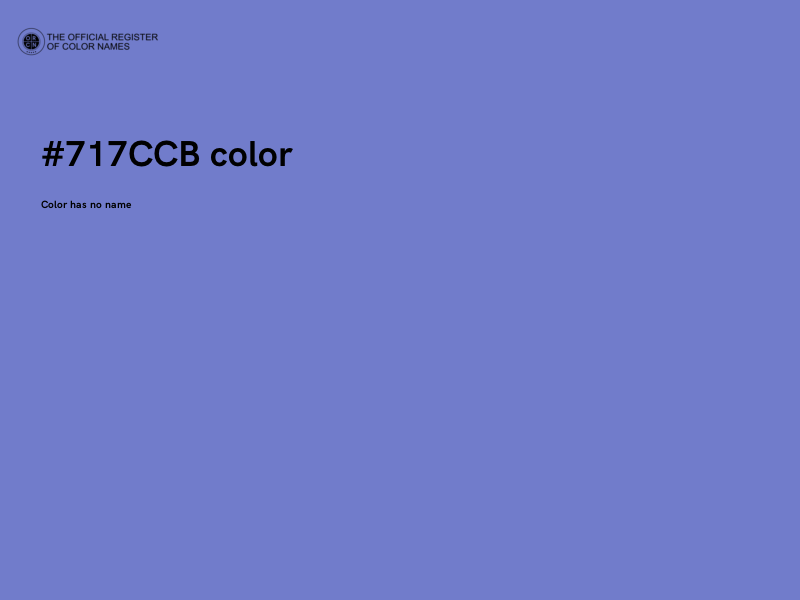 #717CCB color image