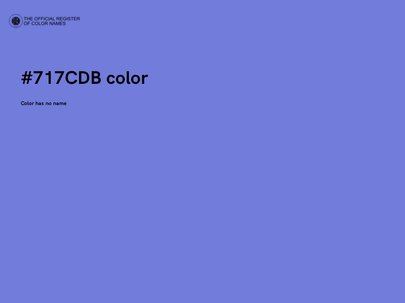 #717CDB color image