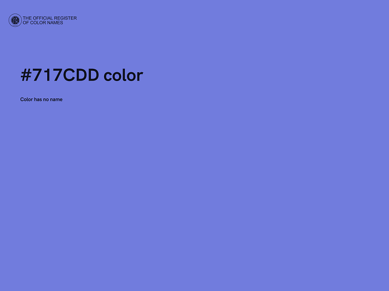 #717CDD color image