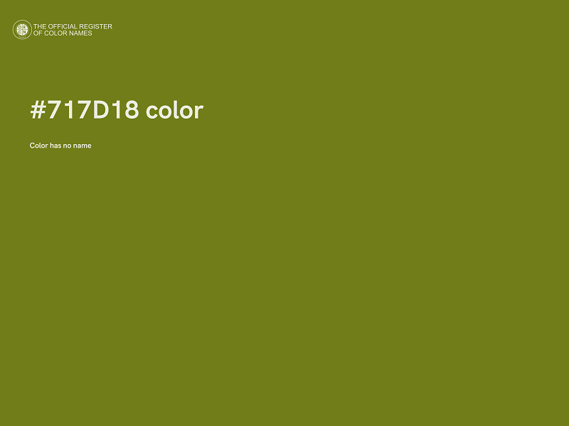 #717D18 color image