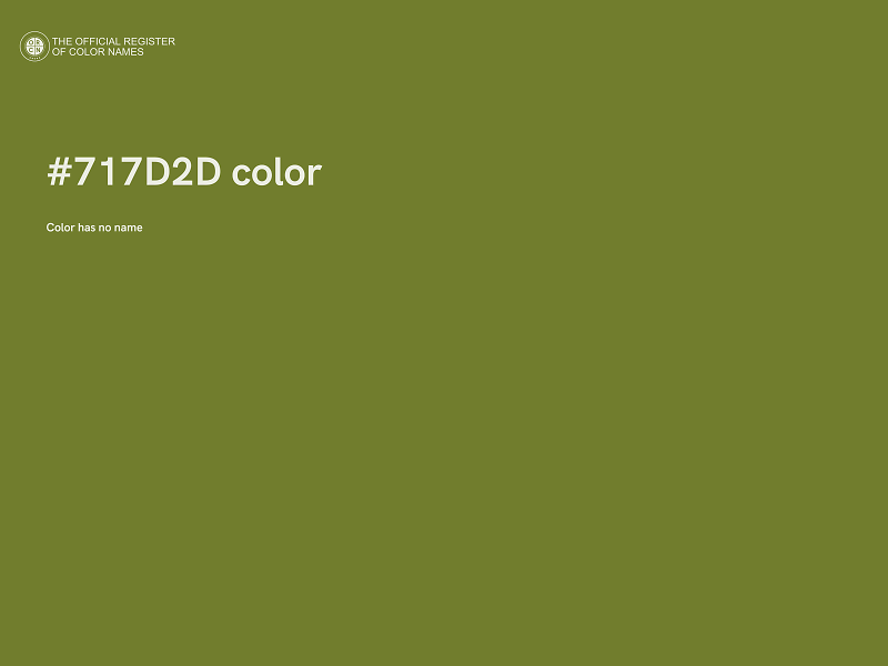 #717D2D color image