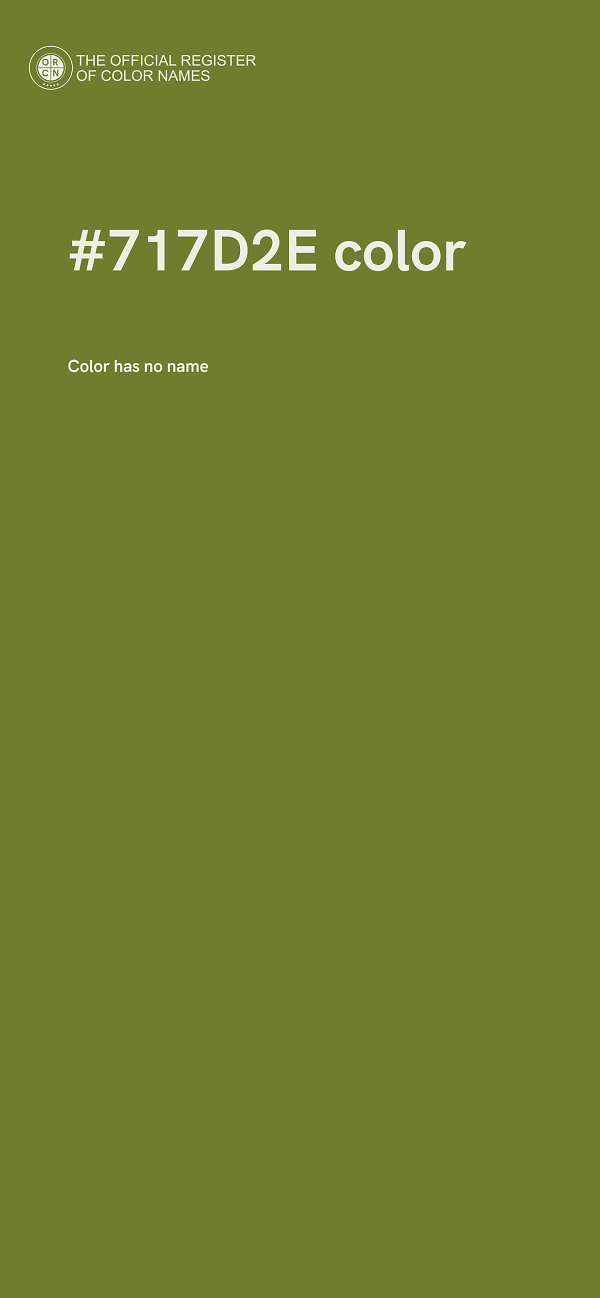#717D2E color image