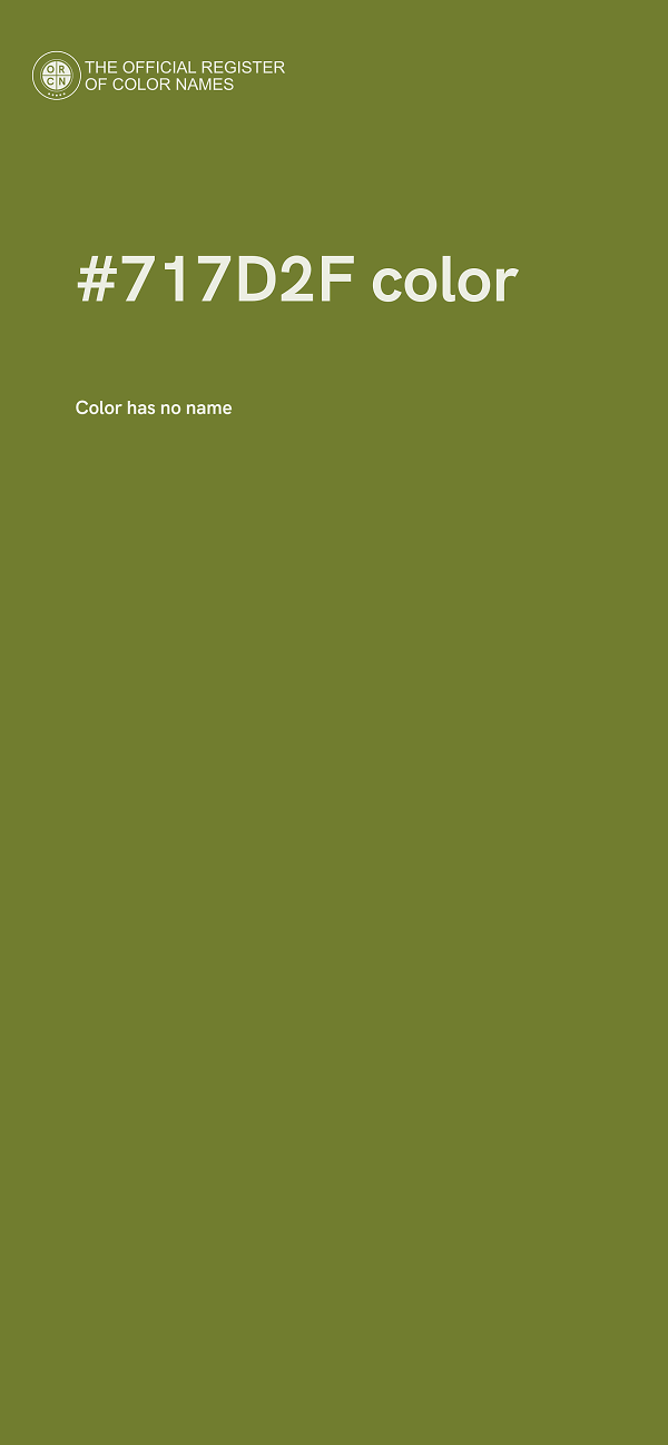 #717D2F color image