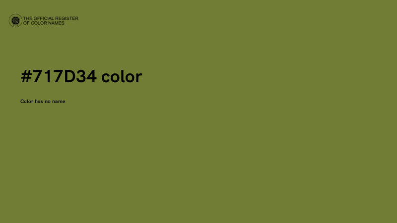 #717D34 color image