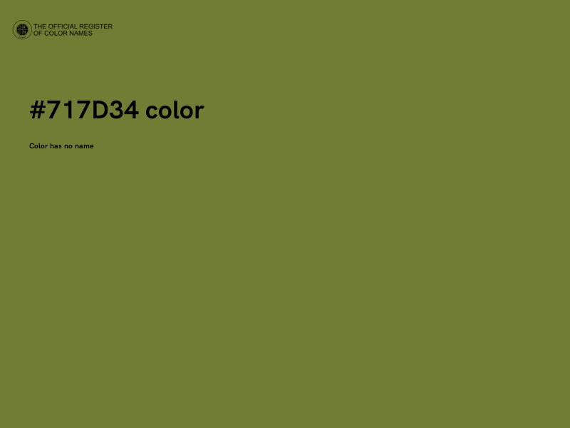 #717D34 color image