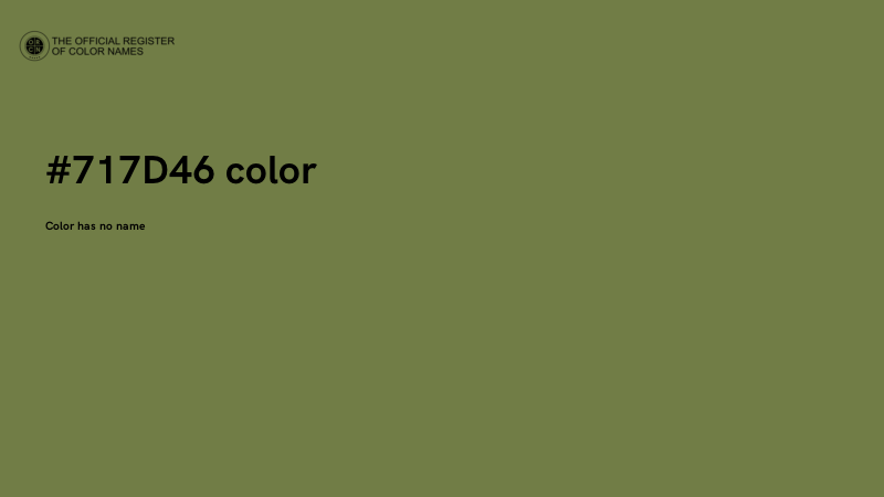 #717D46 color image