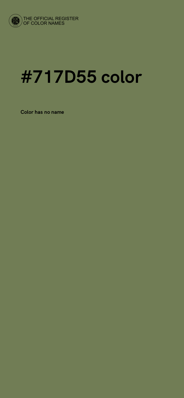 #717D55 color image