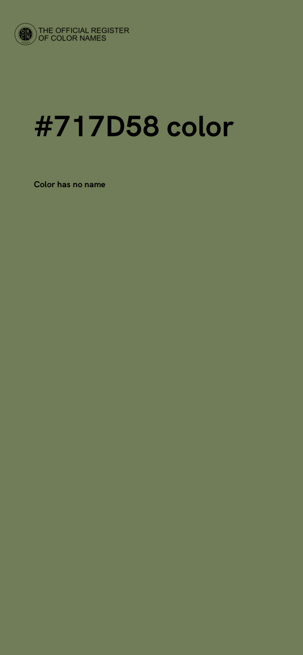 #717D58 color image