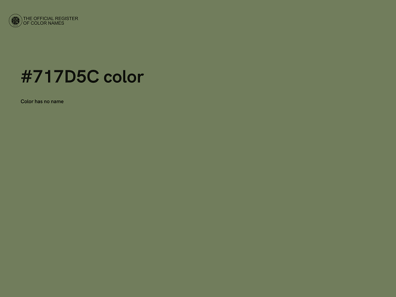 #717D5C color image