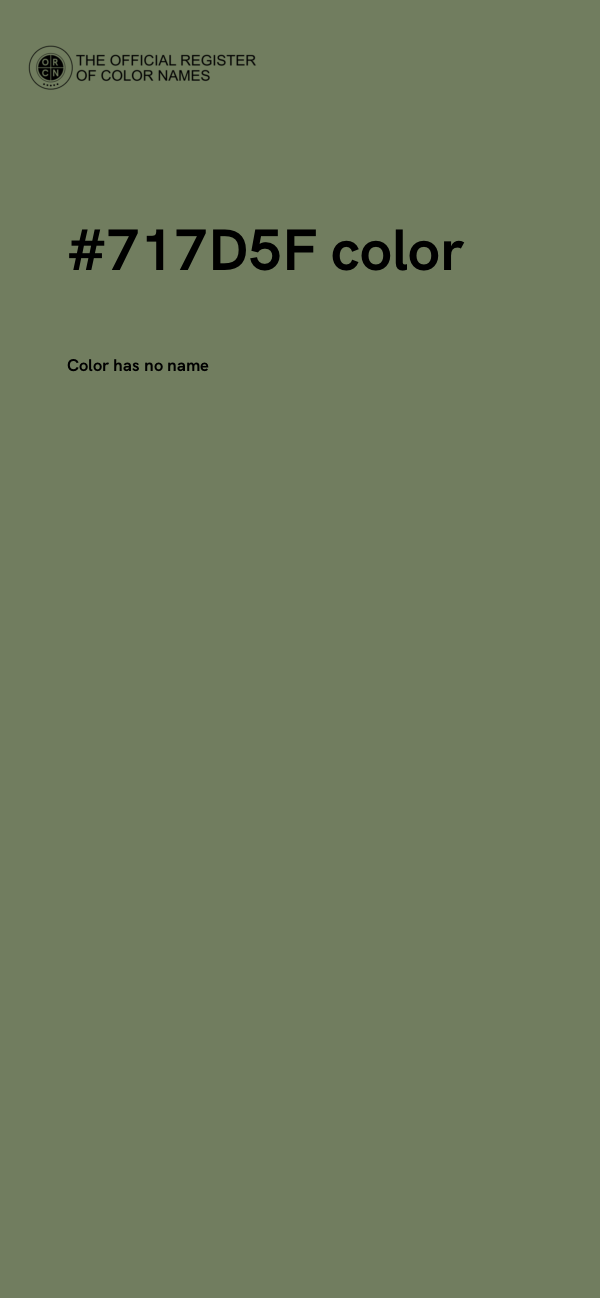 #717D5F color image