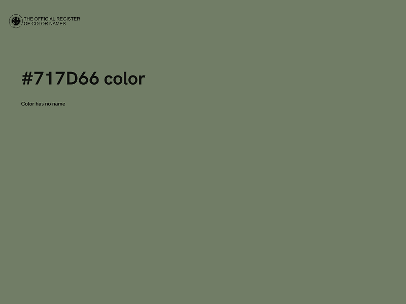 #717D66 color image